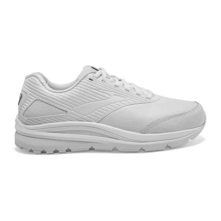 Brooks Addiction Walker 2 Women's Walking Shoes - White/White (72596-LVQM)